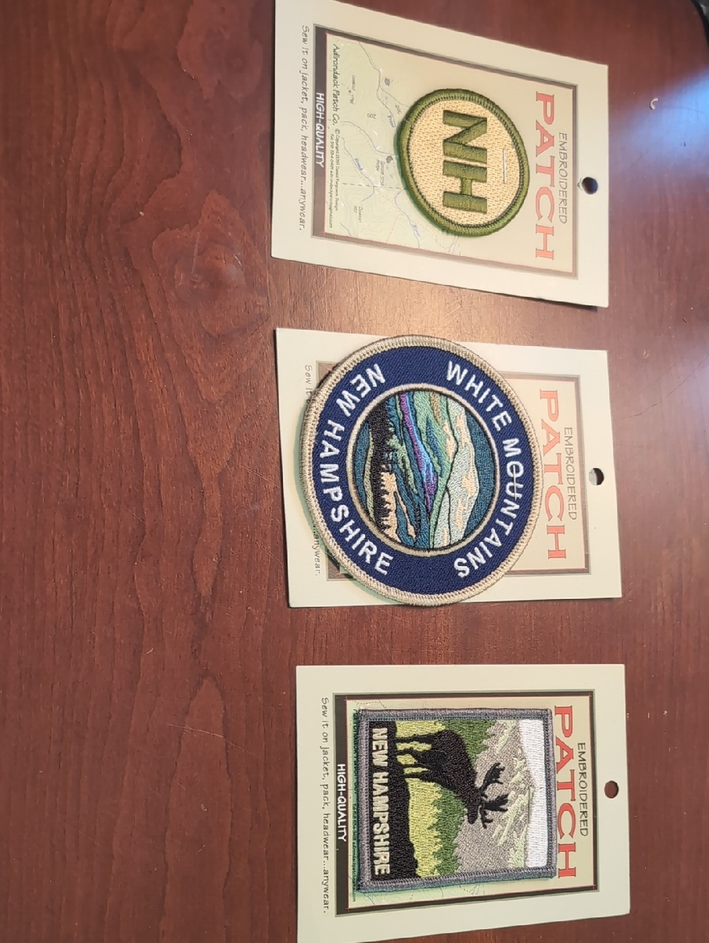 NH Souvenir Patches